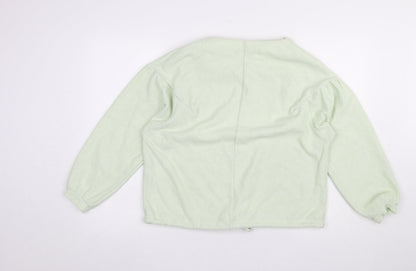 Womens UK Size L Gallery Green Pullover Sweatshirt