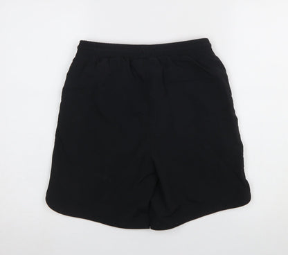 No Boundaries Men's Black XS Swim Shorts Elastic Waist 7in Quick Dry