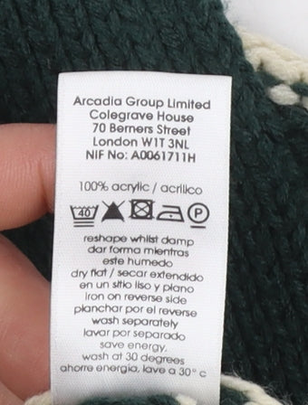 Womens UK Size L Evans Green Cape Jumper