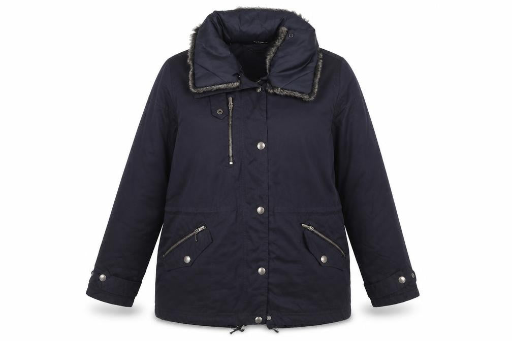 Womens UK Size 16 RJR John Rocha Blue Parka Coat