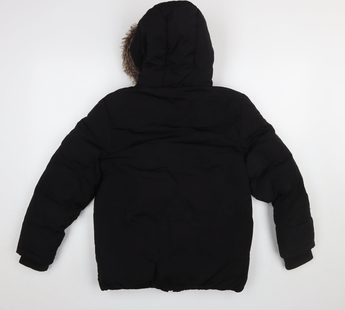 Boys UK Size 11-12 Years SoulCal & Co Black Puffer Jacket