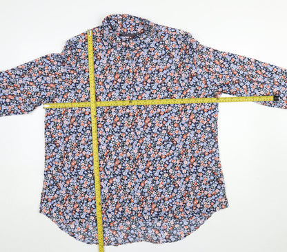 Womens UK Size 20 Marks and Spencer Multicoloured Blouse Button-Up