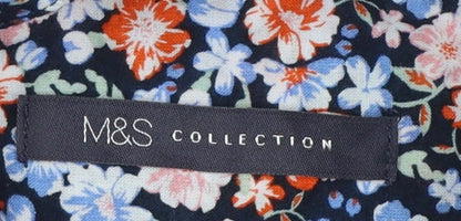 Womens UK Size 20 Marks and Spencer Multicoloured Blouse Button-Up