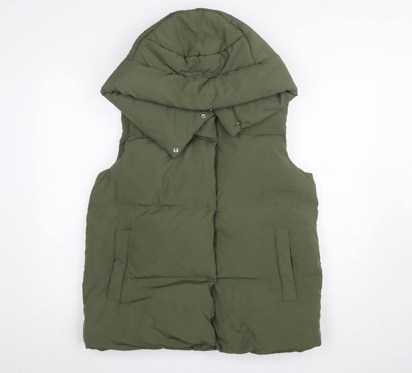 Womens UK Size 12 Marks and Spencer Green Puffer Jacket