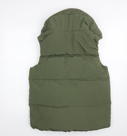 Womens UK Size 12 Marks and Spencer Green Puffer Jacket
