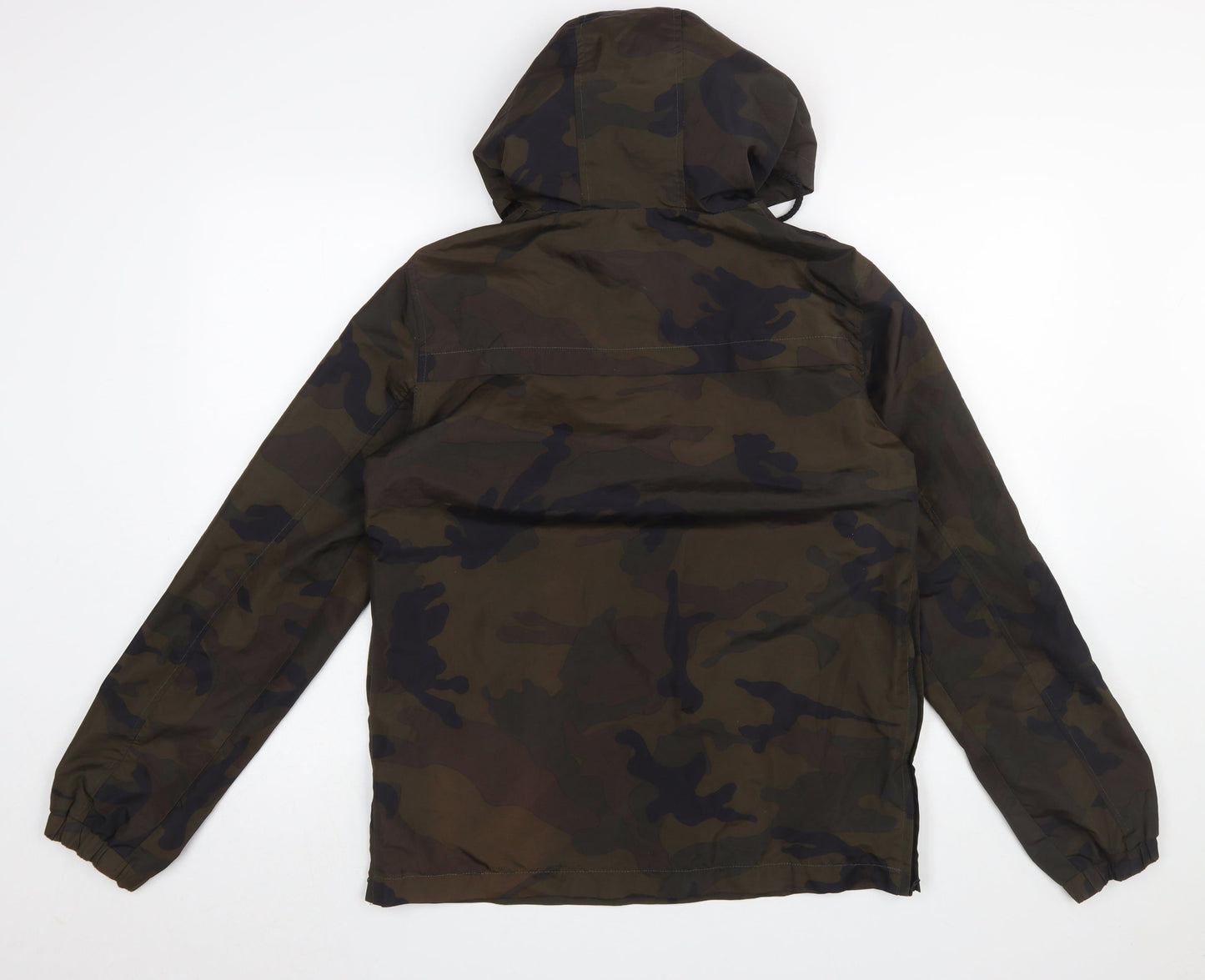 Mens UK Size S Brave Soul Green Anorak Coat