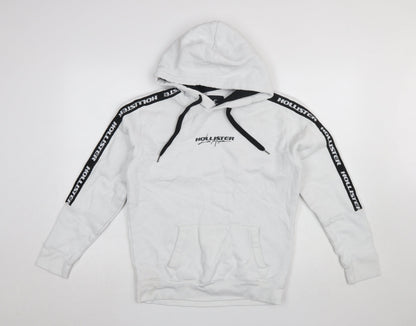 Boys UK Size S Hollister White Pullover Hoodie