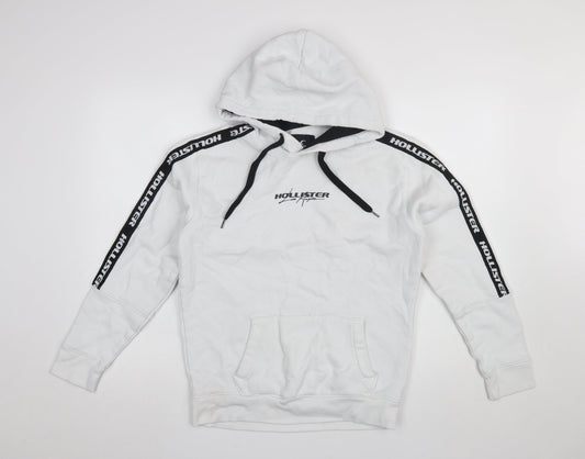 Boys UK Size S Hollister White Pullover Hoodie