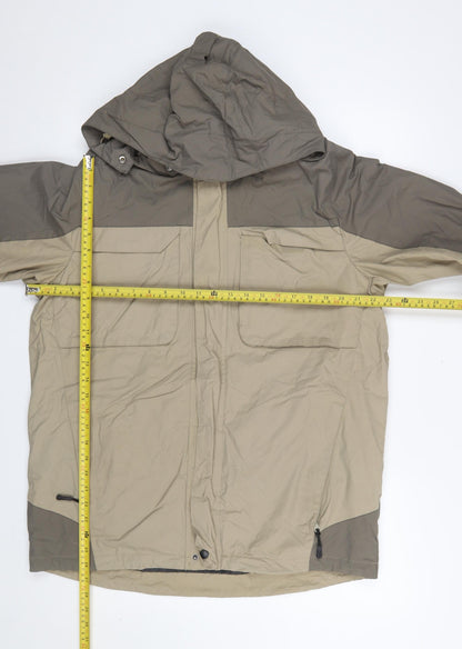 Mens UK Size 42 Crivit Beige Rain Coat