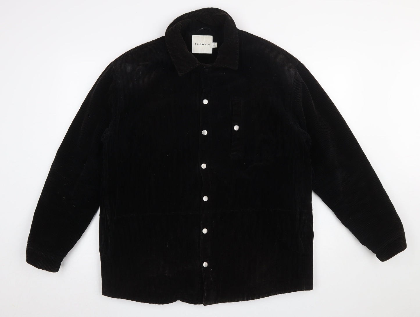 Mens UK Size S Topman Black Basic Jacket