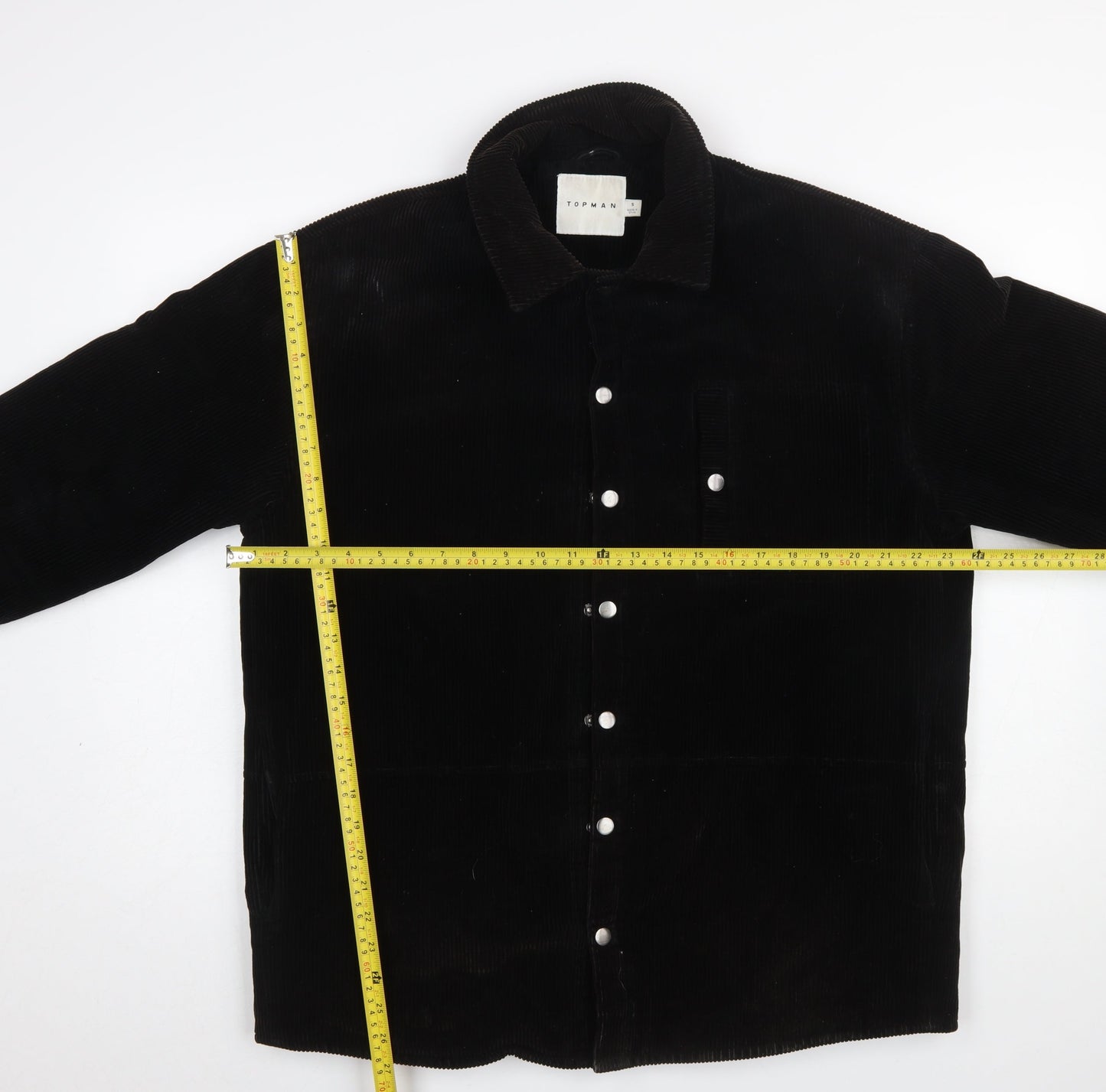 Mens UK Size S Topman Black Basic Jacket