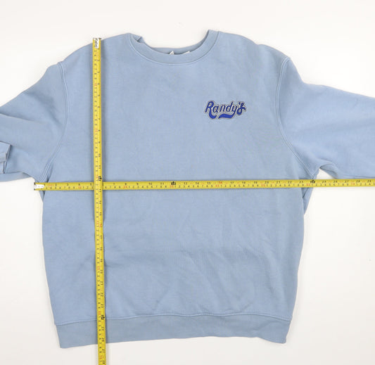 Womens UK Size XL Zara Blue Pullover Sweatshirt