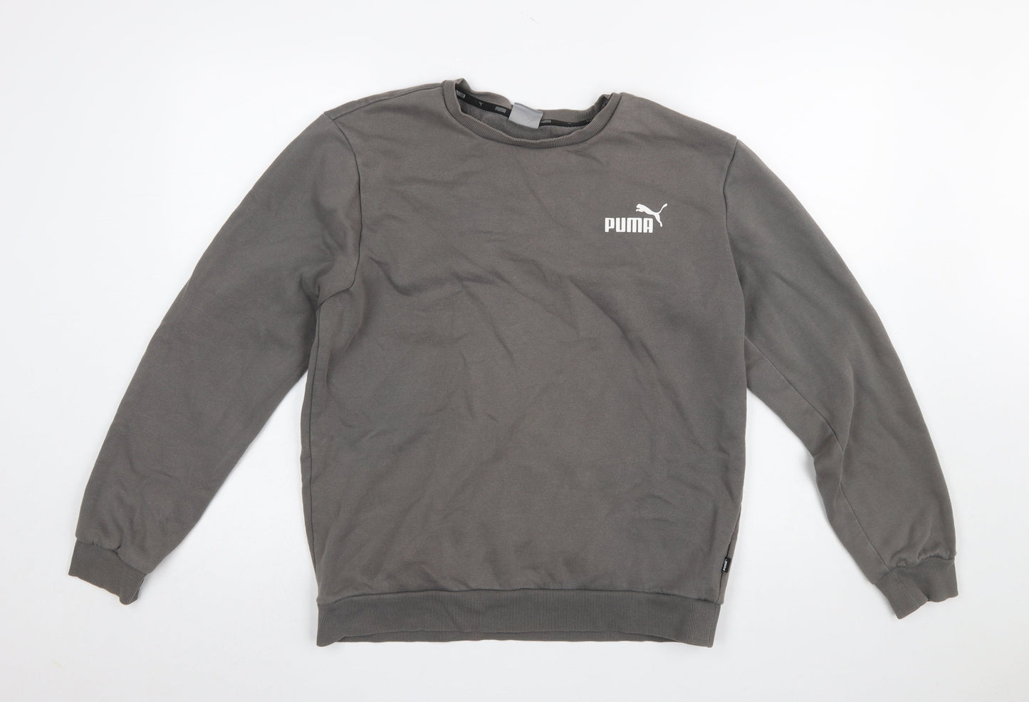 Mens UK Size M PUMA Grey Pullover Sweatshirt
