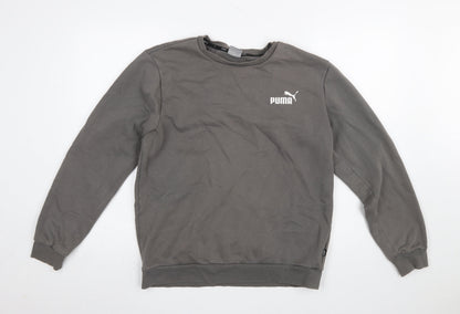 Mens UK Size M PUMA Grey Pullover Sweatshirt