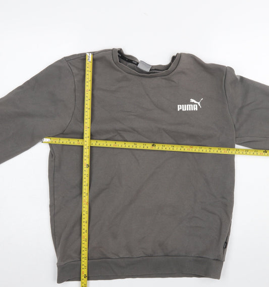 Mens UK Size M PUMA Grey Pullover Sweatshirt