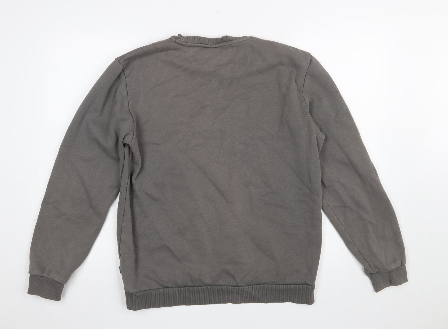 Mens UK Size M PUMA Grey Pullover Sweatshirt