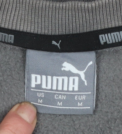 Mens UK Size M PUMA Grey Pullover Sweatshirt