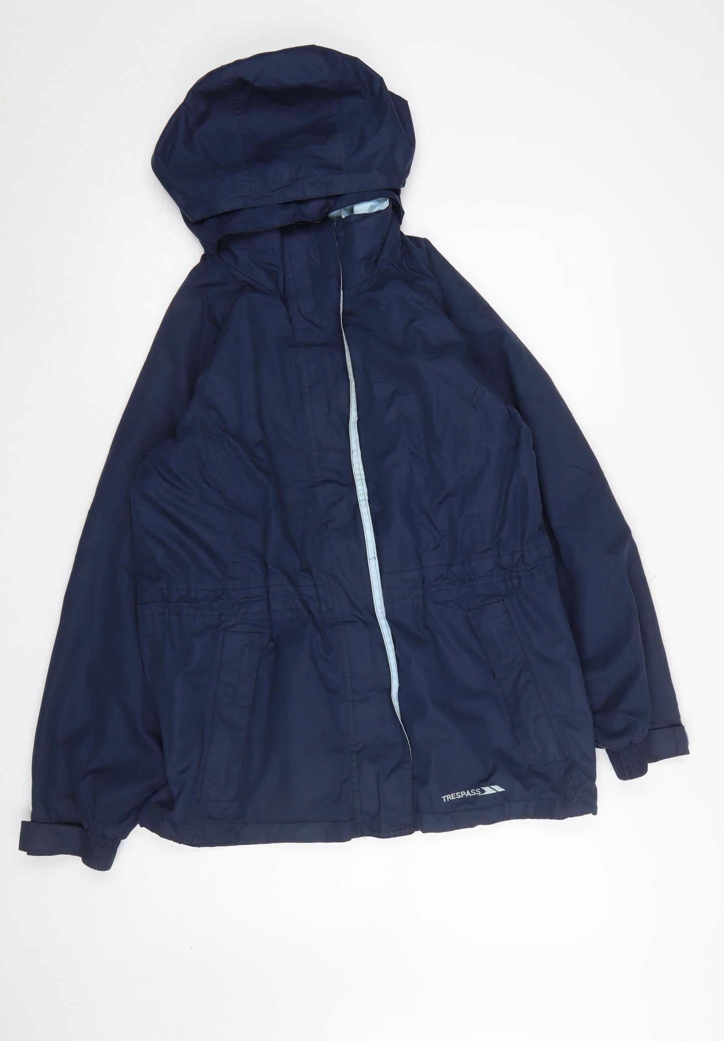 Womens UK Size S Trespass Blue Rain Coat