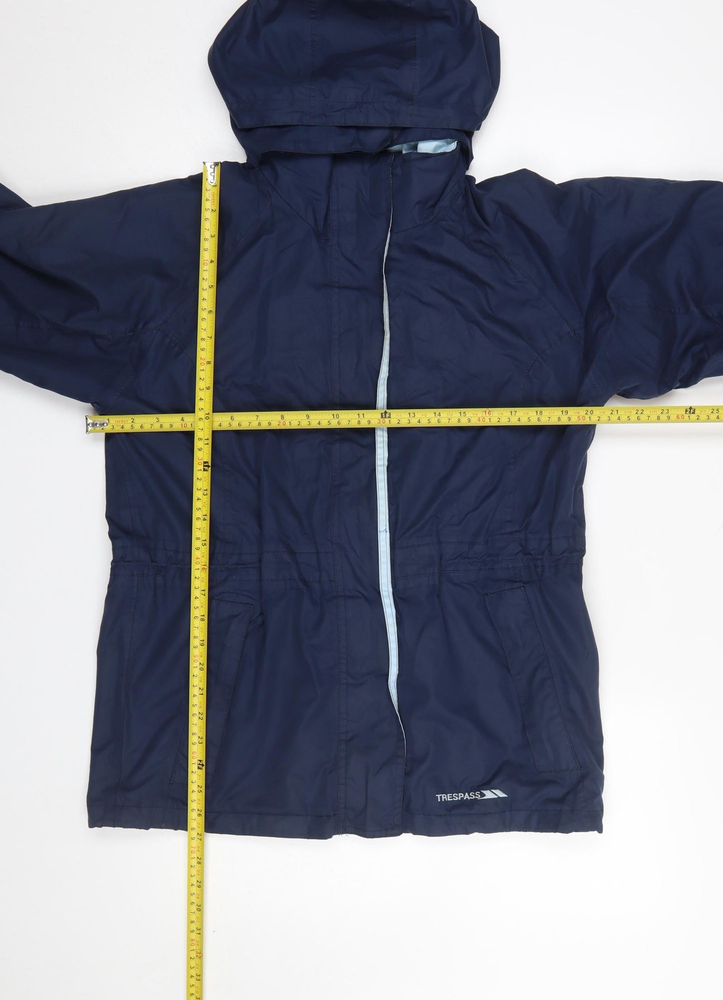 Womens UK Size S Trespass Blue Rain Coat