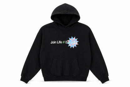Womens UK Size S Bershka Black Pullover Hoodie