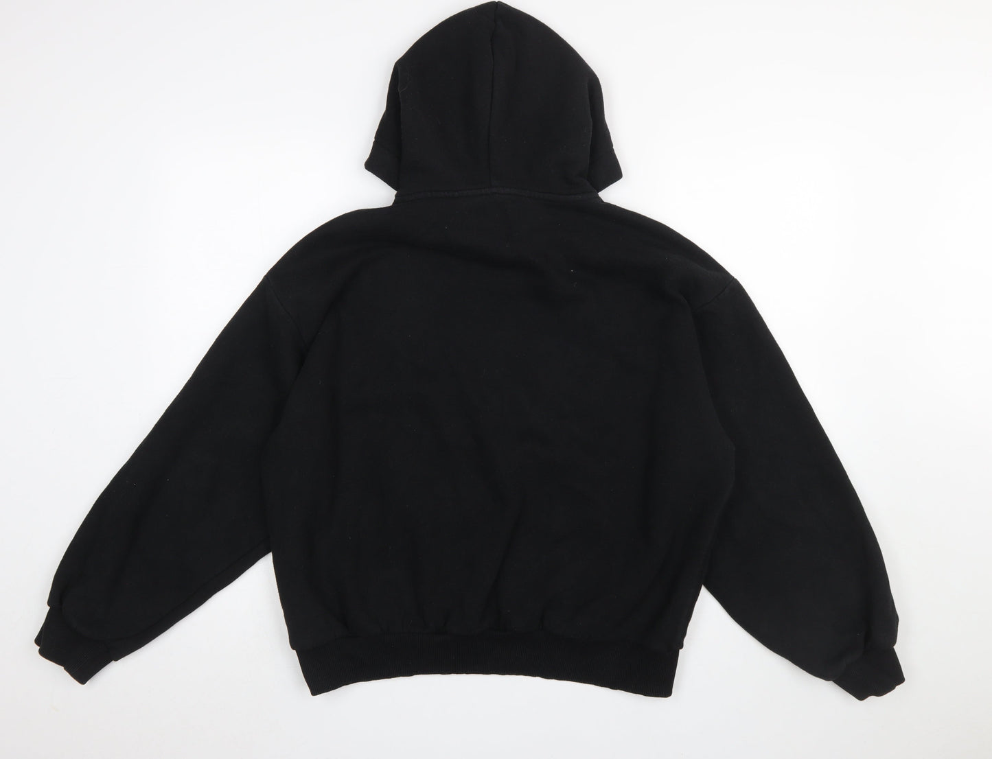 Womens UK Size S Bershka Black Pullover Hoodie