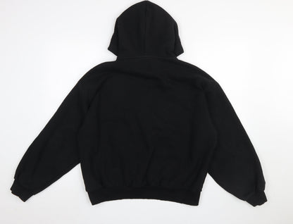 Womens UK Size S Bershka Black Pullover Hoodie