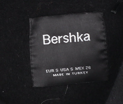 Womens UK Size S Bershka Black Pullover Hoodie