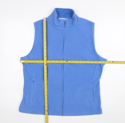 Womens UK Size 18-20 Isle Blue Bodywarmer