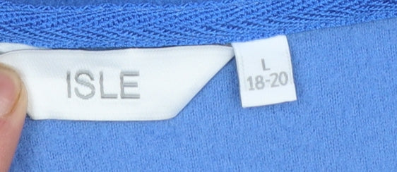 Womens UK Size 18-20 Isle Blue Bodywarmer