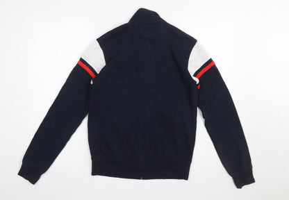 Mens UK Size S Champion Blue Full Zip Sweatshirt