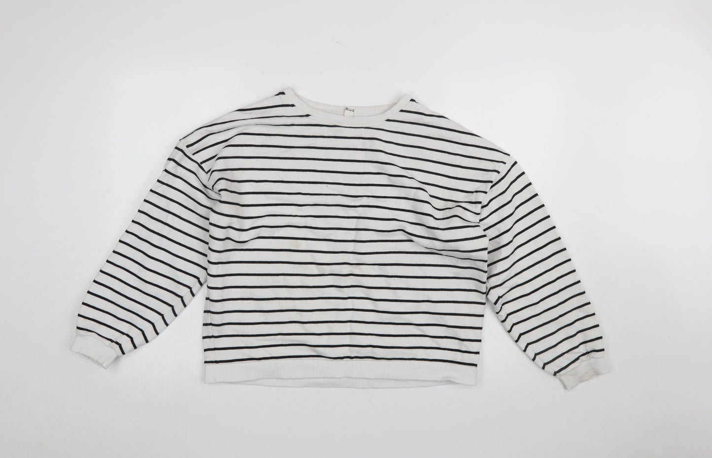 Womens UK Size M In Other Words White Pullover Sweatshirt