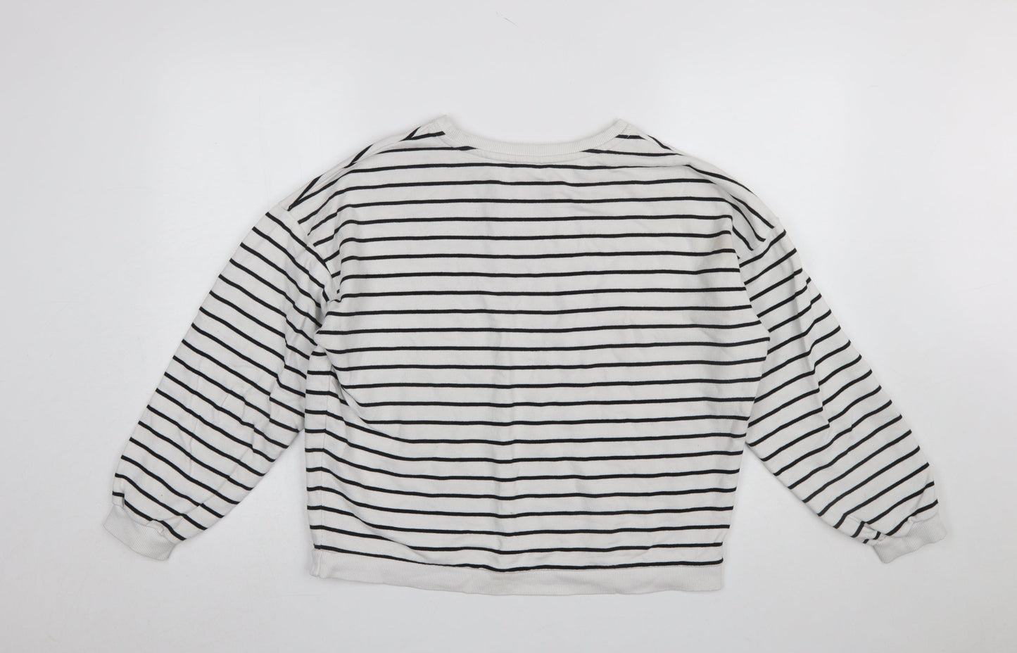 Womens UK Size M In Other Words White Pullover Sweatshirt