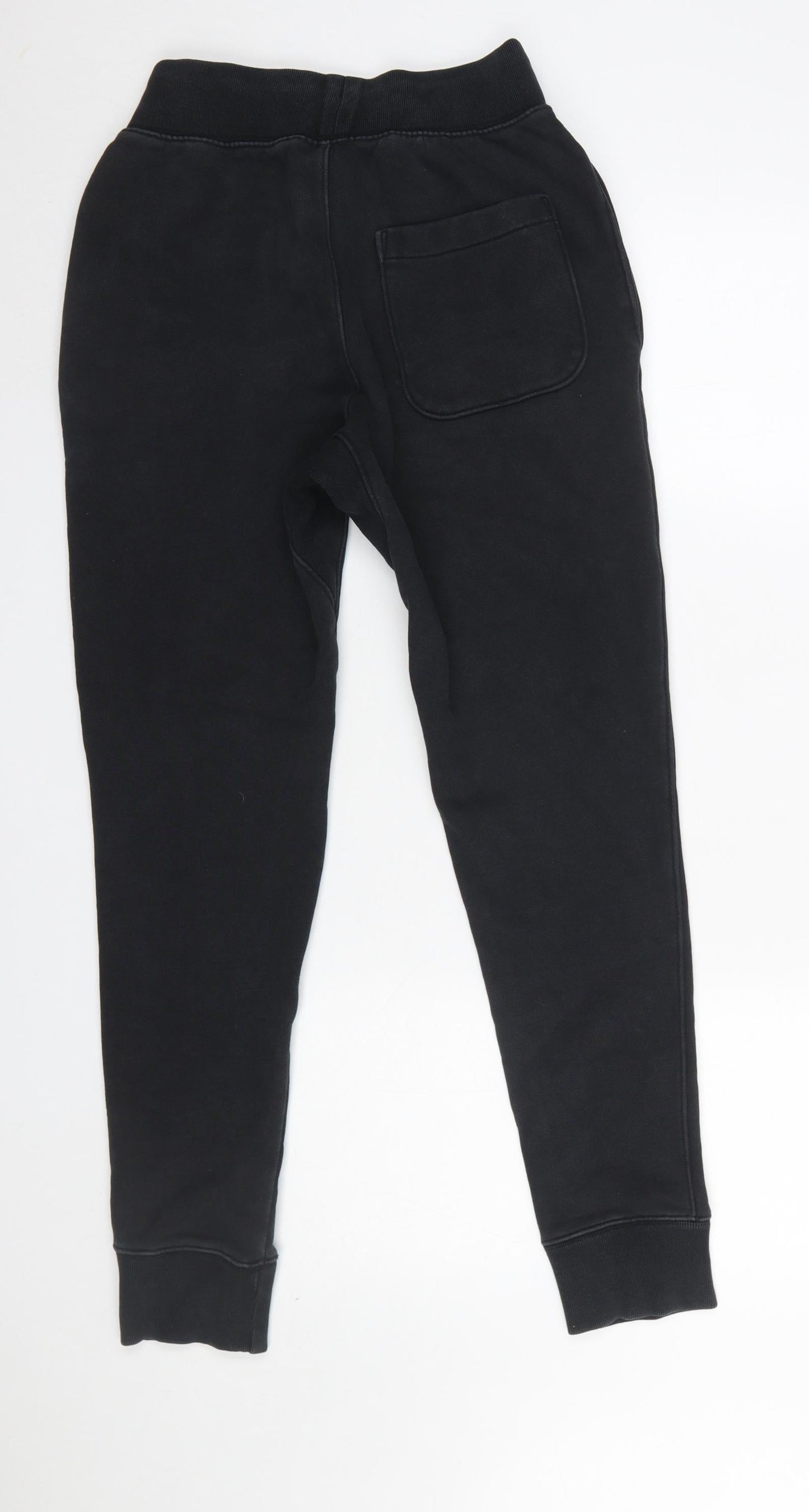 Mens UK Size S Champion Regular Fit Jogger Black Trousers