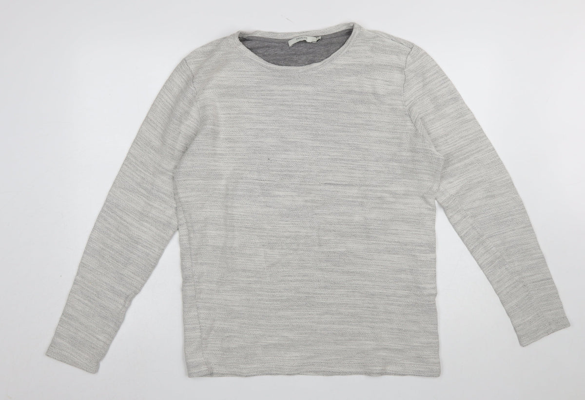 Mens UK Size L JACK & JONES Grey Pullover Sweatshirt