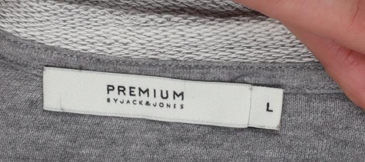 Mens UK Size L JACK & JONES Grey Pullover Sweatshirt