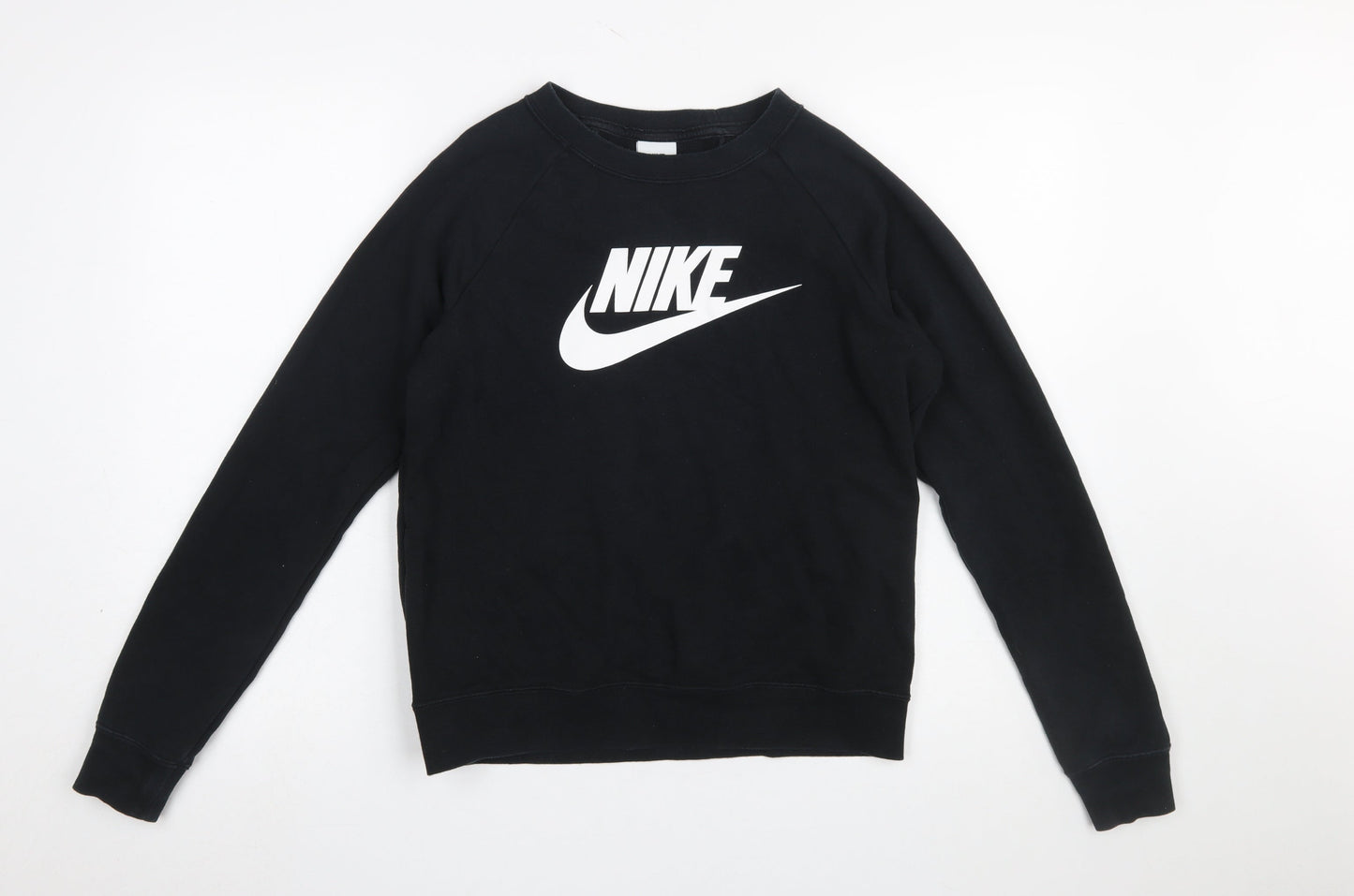 Womens UK Size S Nike Black Pullover Sweatshirt