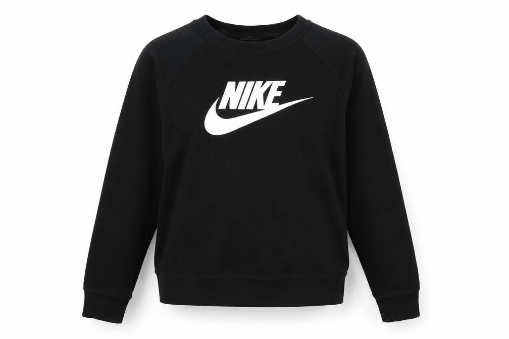 Womens UK Size S Nike Black Pullover Sweatshirt
