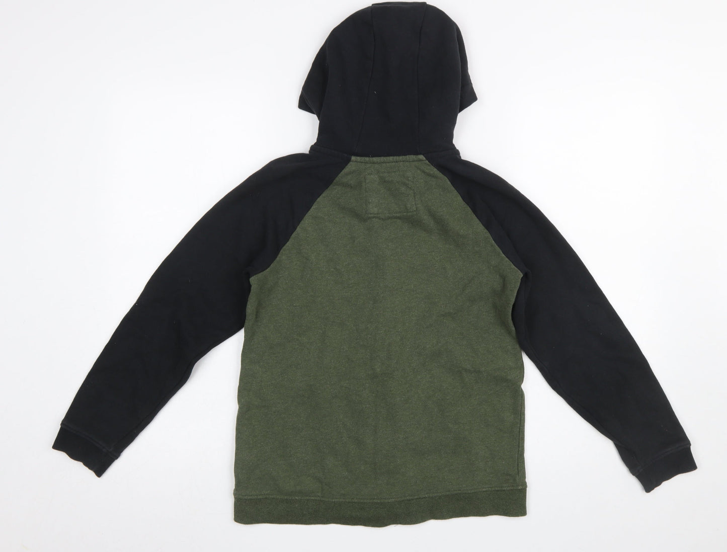 Boys UK Size 13 Years Animal Green Full Zip Hoodie