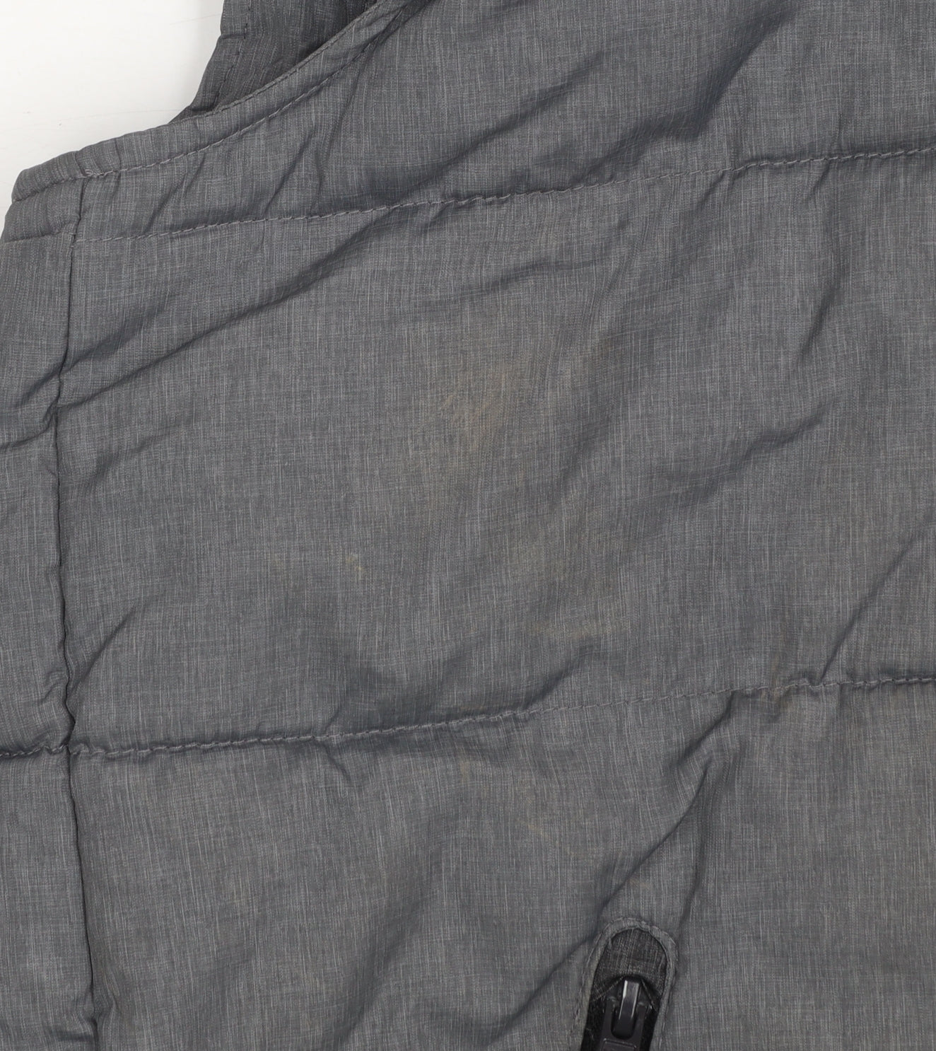 Marks and Spencer Boys Grey Hooded Padded Bodywarmer 11-12 Years