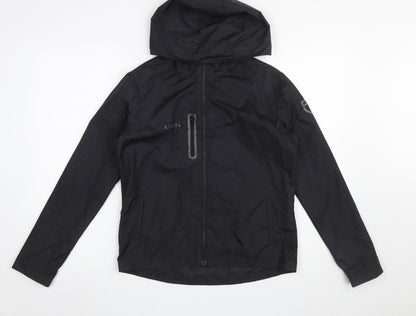 Boys UK Size 14 Years Kipsta Black Windbreaker Coat