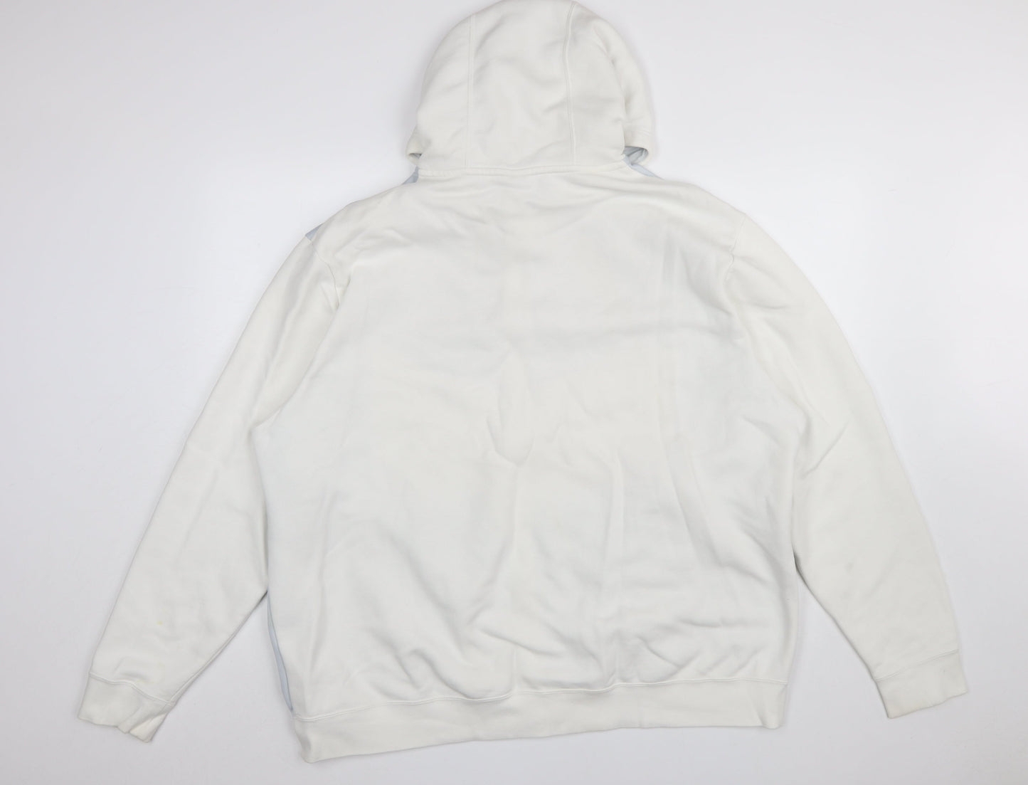 Nike Men's White 2XL Full Zip Sports Hoodie Jacket