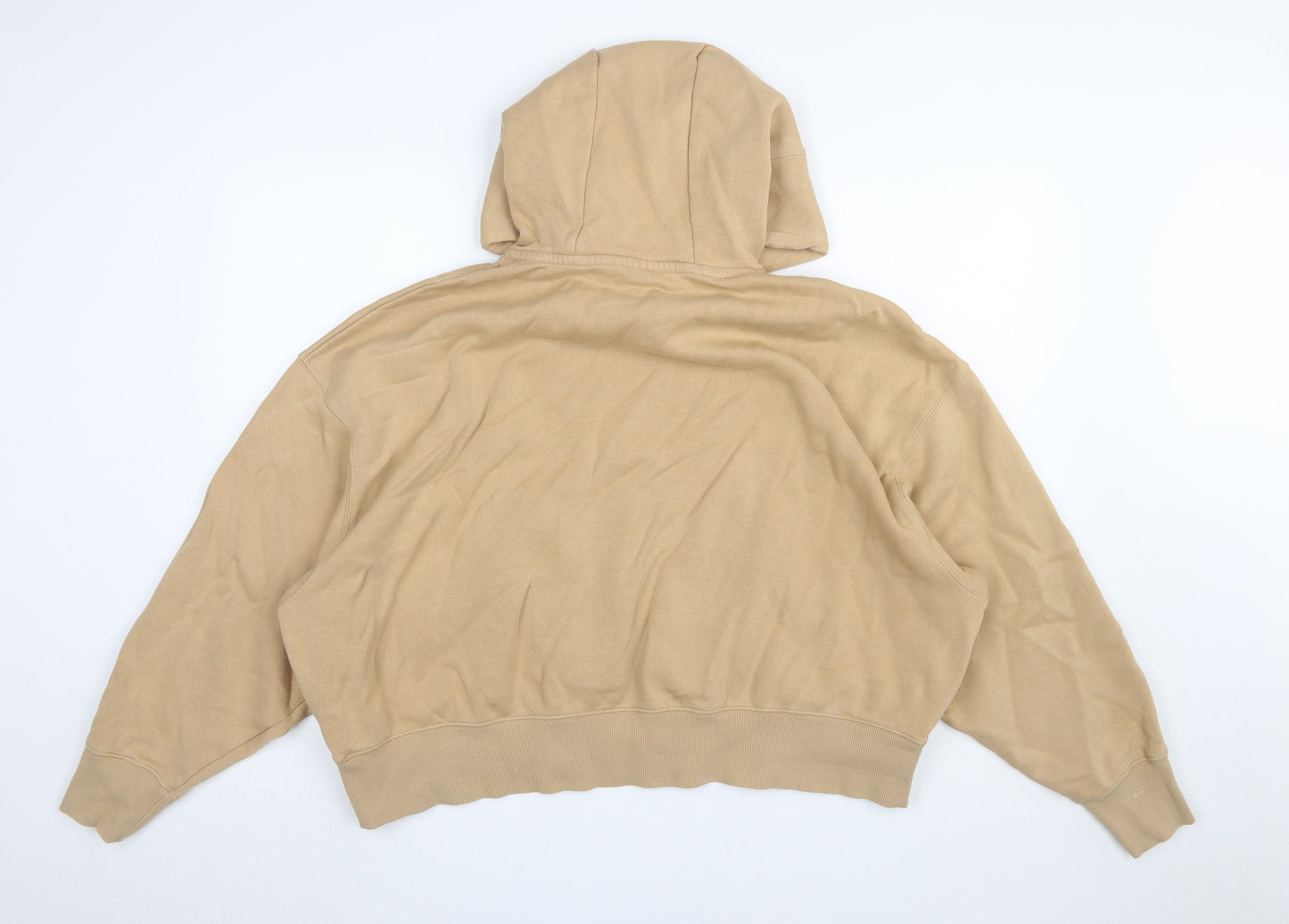 Womens UK Size S Nike Beige Pullover Hoodie