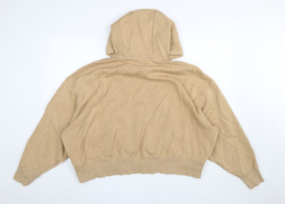 Womens UK Size S Nike Beige Pullover Hoodie