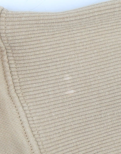 Womens UK Size S Nike Beige Pullover Hoodie