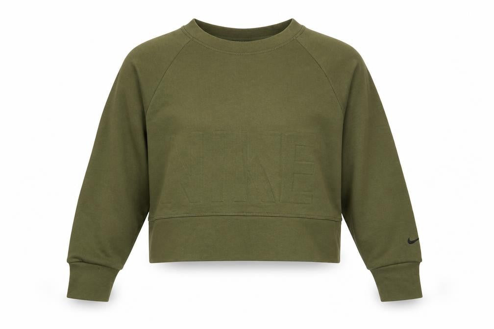 Womens UK Size S Nike Green Pullover Sweatshirt