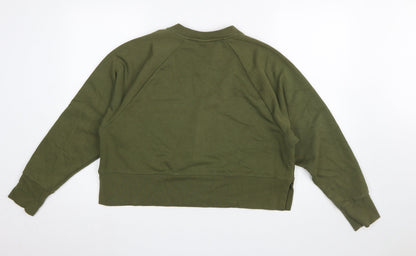 Womens UK Size S Nike Green Pullover Sweatshirt