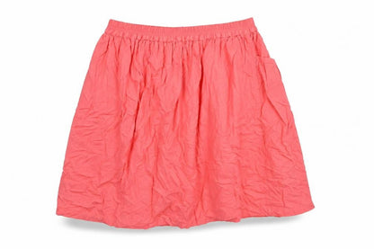 United Colors of Benetton Women's Pink Cotton A-Line Knee Length Skirt Size 8