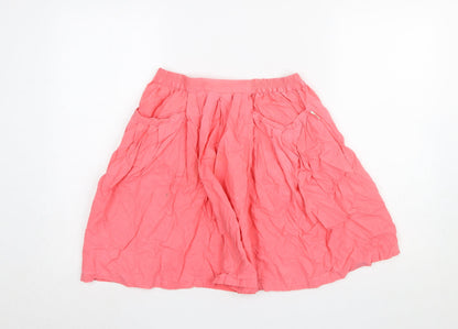 Womens UK Size 8 Benetton A-Line Cotton Skirt