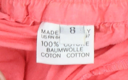 Womens UK Size 8 Benetton A-Line Cotton Skirt