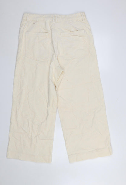 Womens UK Size 16 H&M Regular Fit Chino Beige Trousers